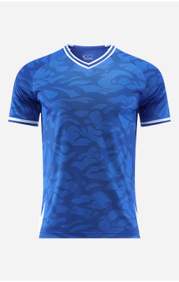 Personalize Men Soccer Jersey - I Blue