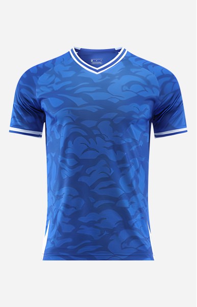 Personalize Men Soccer Jersey - I Blue