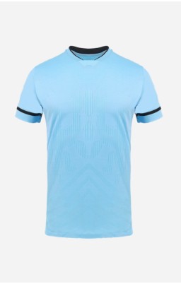 Personalize Men Soccer Jersey - II Light Blue