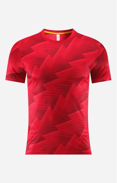 Personalize Men Soccer Jersey - V Red