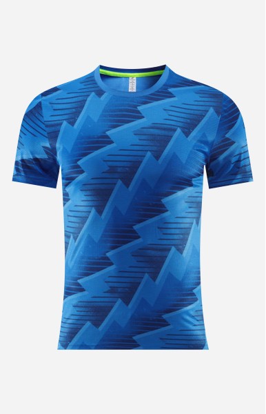 Personalize Men Soccer Jersey - V Blue