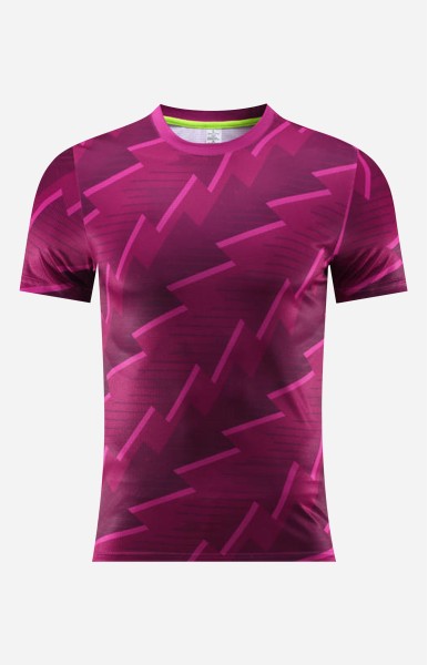 Personalize Men Soccer Jersey - V Fuchsia