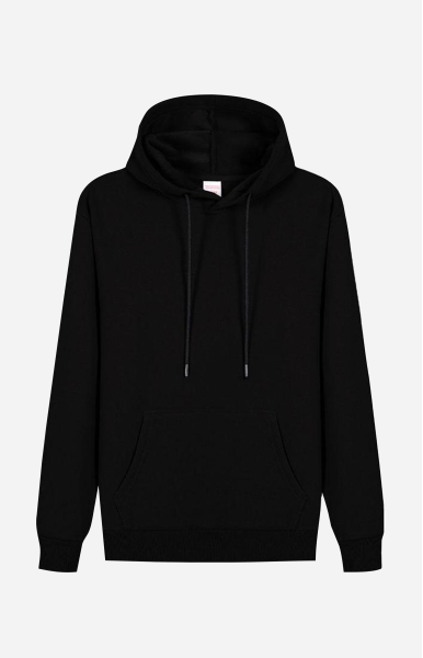 Personalize Men's Fleece Casual Hoodie I - Black