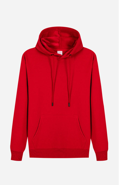 Personalize Men's Fleece Casual Hoodie I - Red