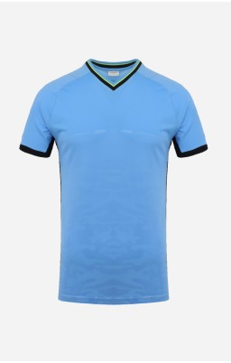 Personalize Men Soccer Jersey - I Lake Blue