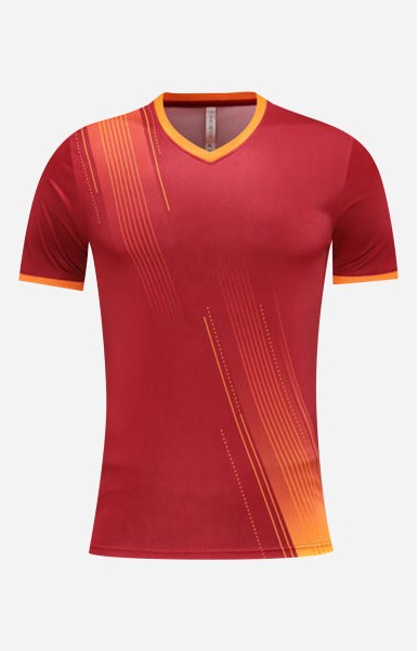 Personalize Men Soccer Jersey - XVI Red