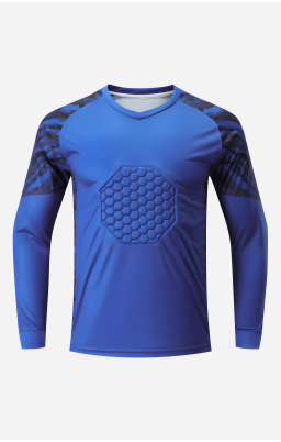 Personalize Men Goalkeeper Jersey - I Blue