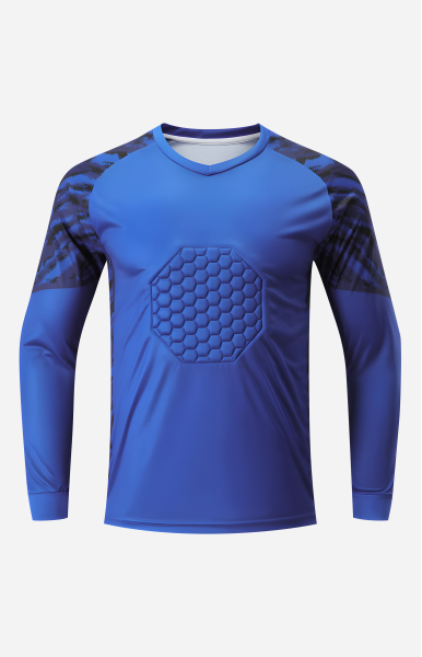 Personalize Men Goalkeeper Jersey - I Blue