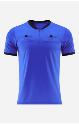 Personalize Men Referee Jersey - I Blue