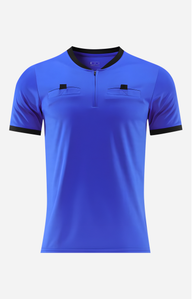 Personalize Men Referee Jersey - I Blue