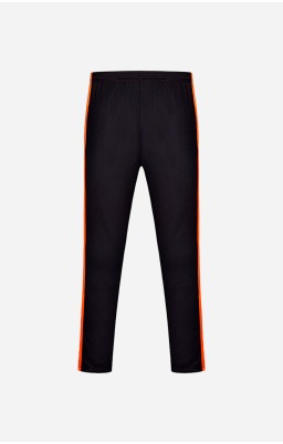 Personalize Sports Casual Trousers II - Black And Orange
