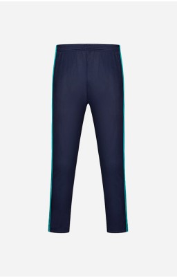 Personalize Sports Casual Trousers II - Navy Blue And Light Green
