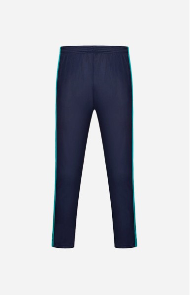 Personalize Sports Casual Trousers II - Navy Blue And Light Green