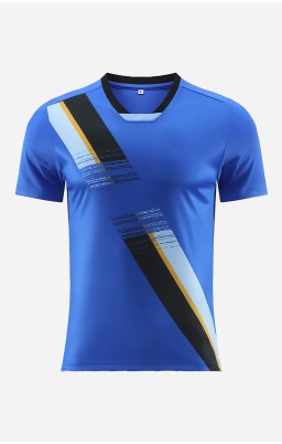 Personalize Men Soccer Jersey - IX Bright Blue