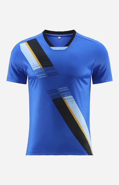 Personalize Men Soccer Jersey - IX Bright Blue