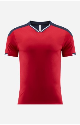Personalize Men Soccer Jersey - XIII Bright Red