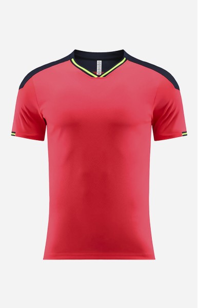 Personalize Men Soccer Jersey - XIII Fluorescent Red