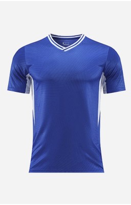 Personalize Men Soccer Jersey - XIV Blue