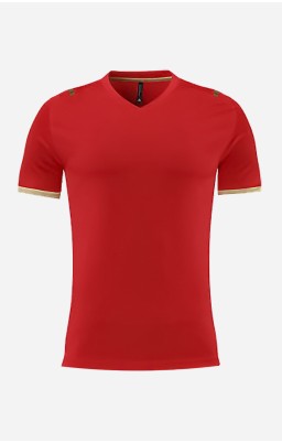 Personalize Men Soccer Jersey - XIV Red