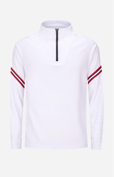 Men Half Zip Jacket I - White