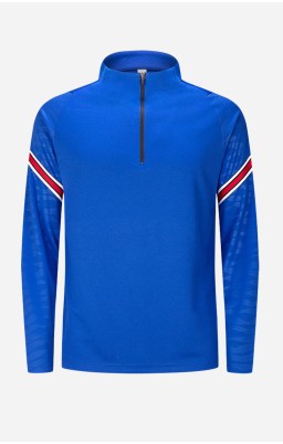 Men Half Zip Jacket I - Bright Blue