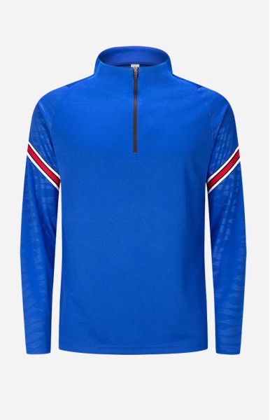 Men Half Zip Jacket I - Bright Blue