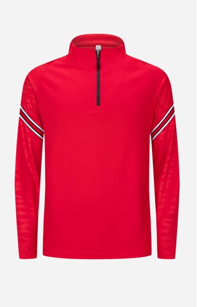 Men Half Zip Jacket I - Red