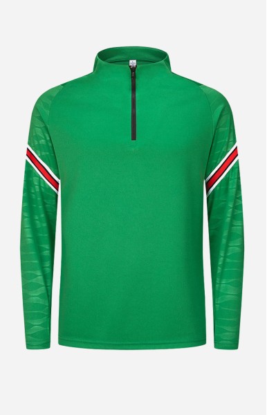 Men Half Zip Jacket I - Green