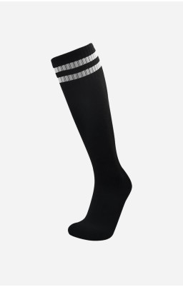 Personalize Football Soccer Match Socks II - Black