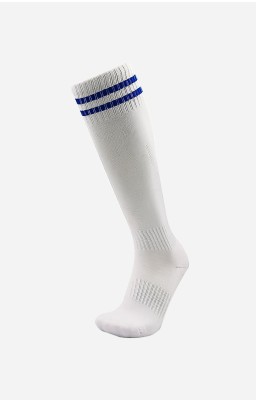 Personalize Football Soccer Match Socks II - White and Blue