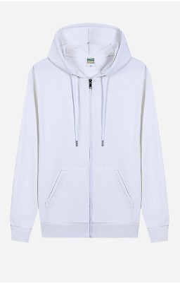 Personalize Full-Zip Hoodie I - White