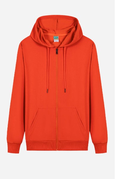 Personalize Full-Zip Hoodie I - Orange