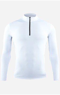 Personalize Men 1/4 Zip Training Sweatshirt I - White
