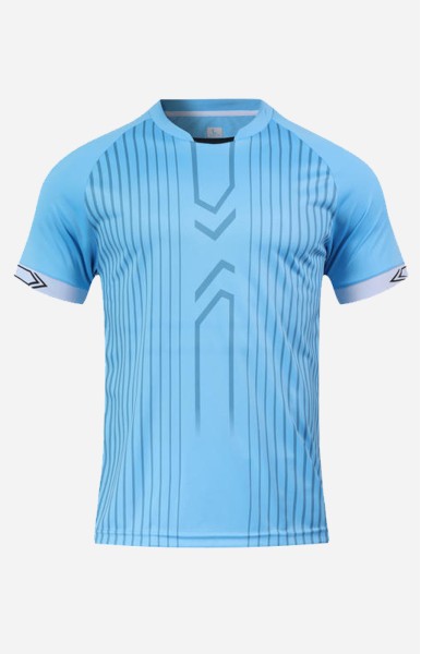 Personalize Men Soccer Jersey - XVI Light Blue