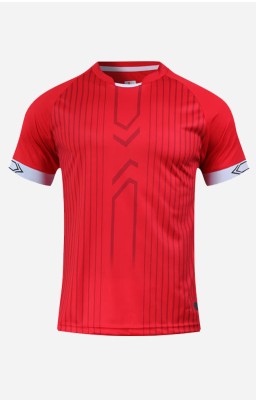 Personalize Men Soccer Jersey - XVI Red