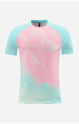 Personalize Men Soccer Jersey - X Pink and Blue