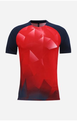 Personalize Men Soccer Jersey - X Red