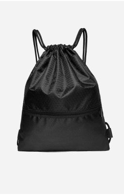 Personalize Drawstring Backpack - Black