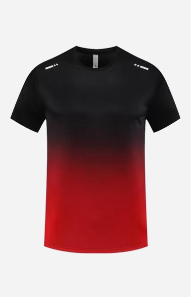 Personalize Men Soccer Jersey - XVIII Red and Black