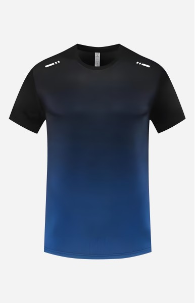 Personalize Men Soccer Jersey - XVIII Blue and Black