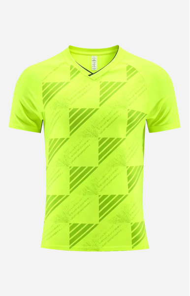 Personalize Men Soccer Jersey - XVII Fluorescent Green